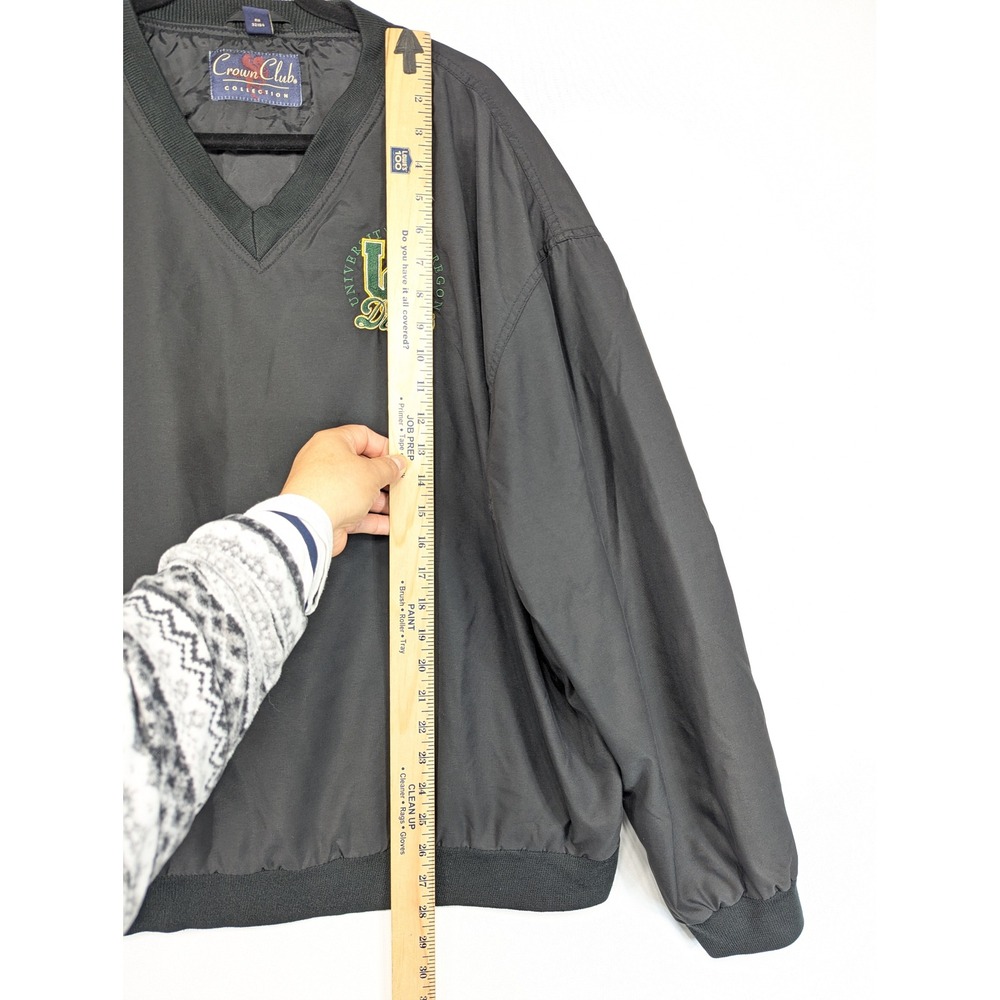 Crown Club Collection University of Oregon Ducks Windbreaker Pullover Jacket XL - Picture 4 of 8